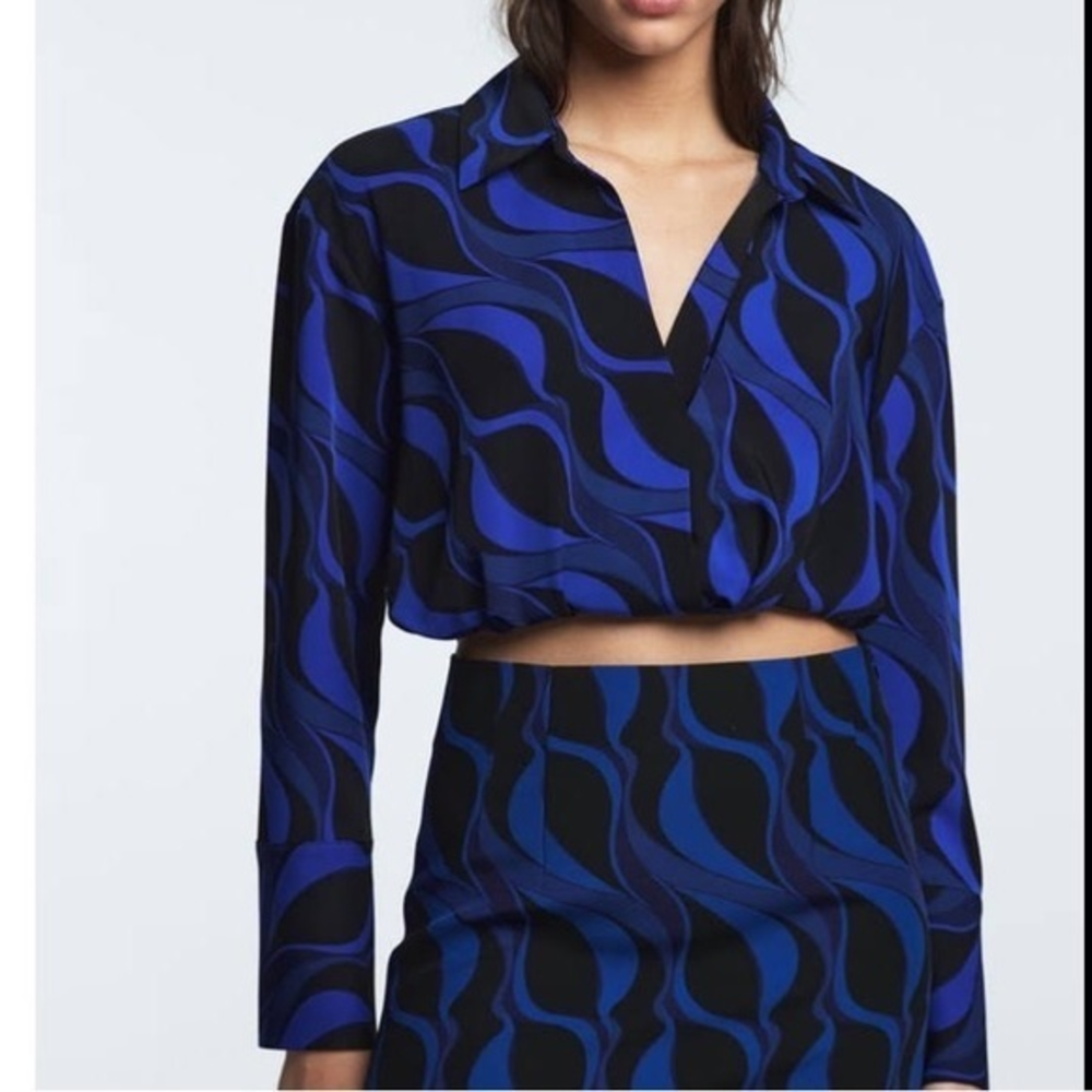 ZARA PATTERNED TOP